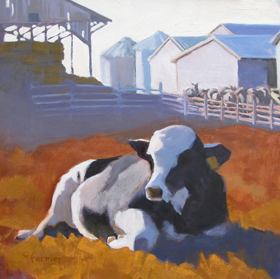 Contented Calm Oil Private Collection