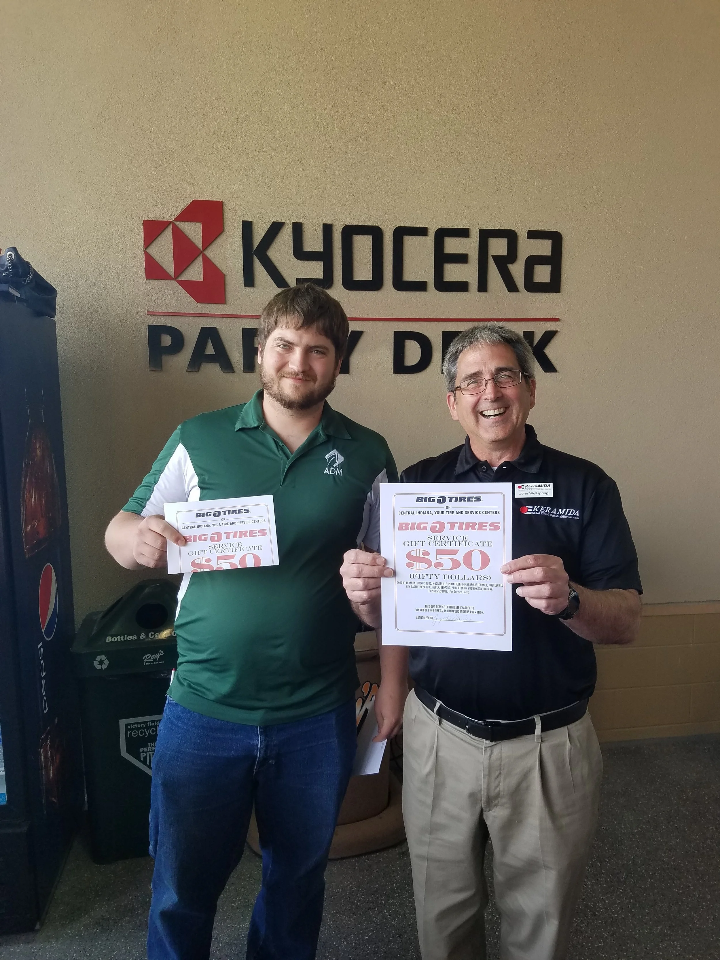 Zach Livengood and John Wellspring celebrating their win!