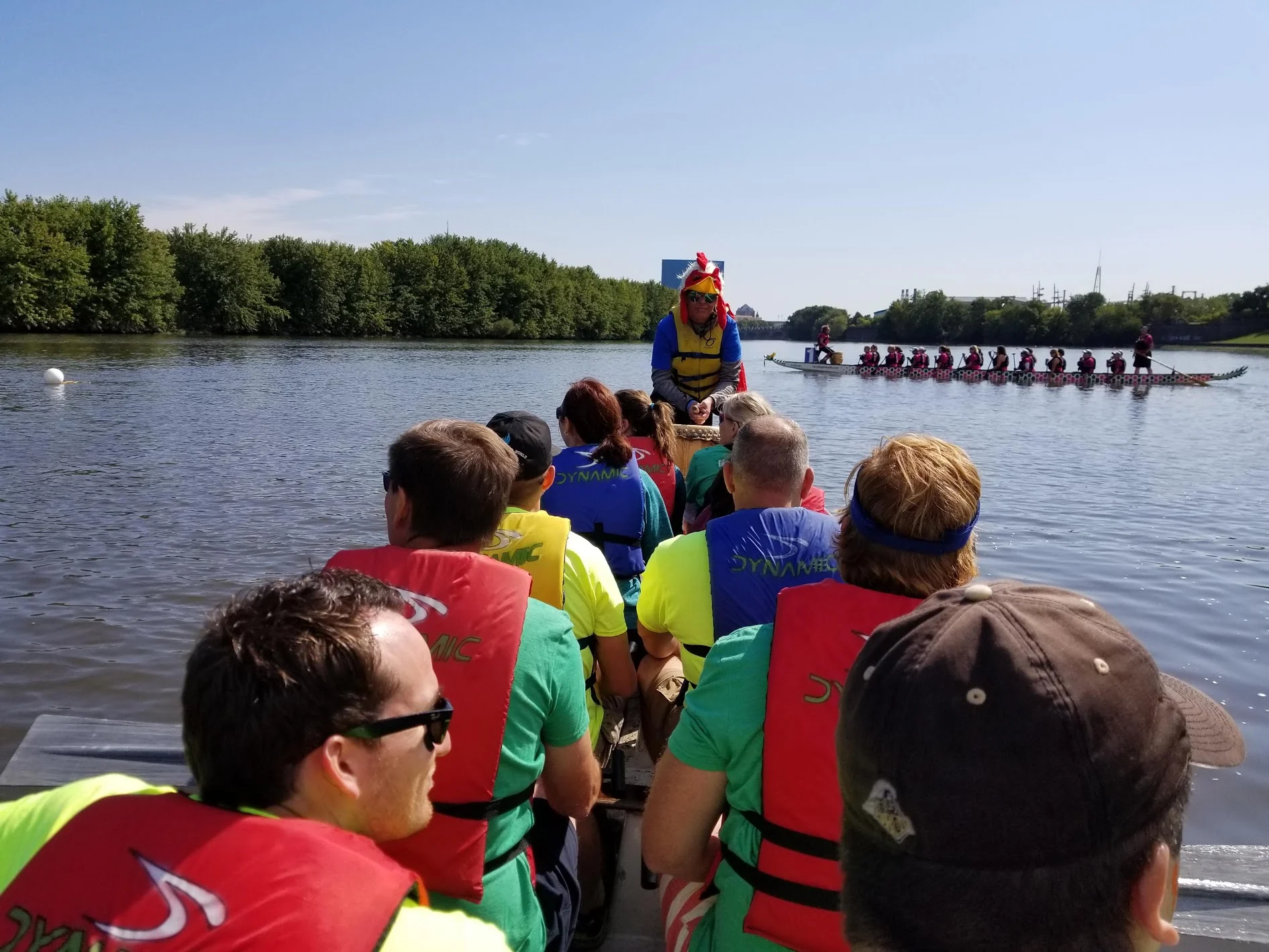 White River Dragon Boat Race - KERAMIDA / Plews, Shadley, Racher, and Braun / City of Carmel Team