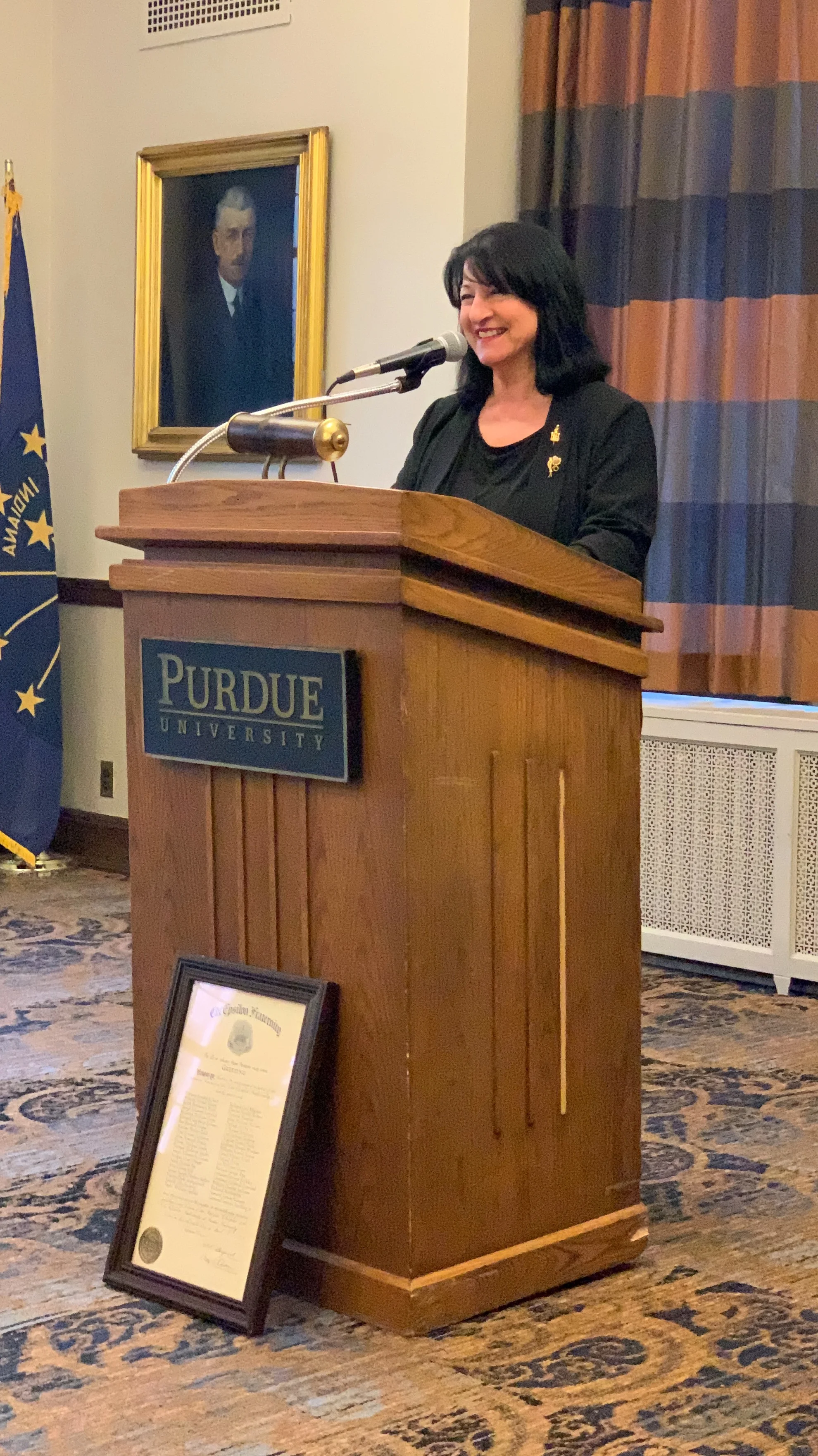 Vicky Keramida Inducted as Chapter Honor Member of Chi Epsilon