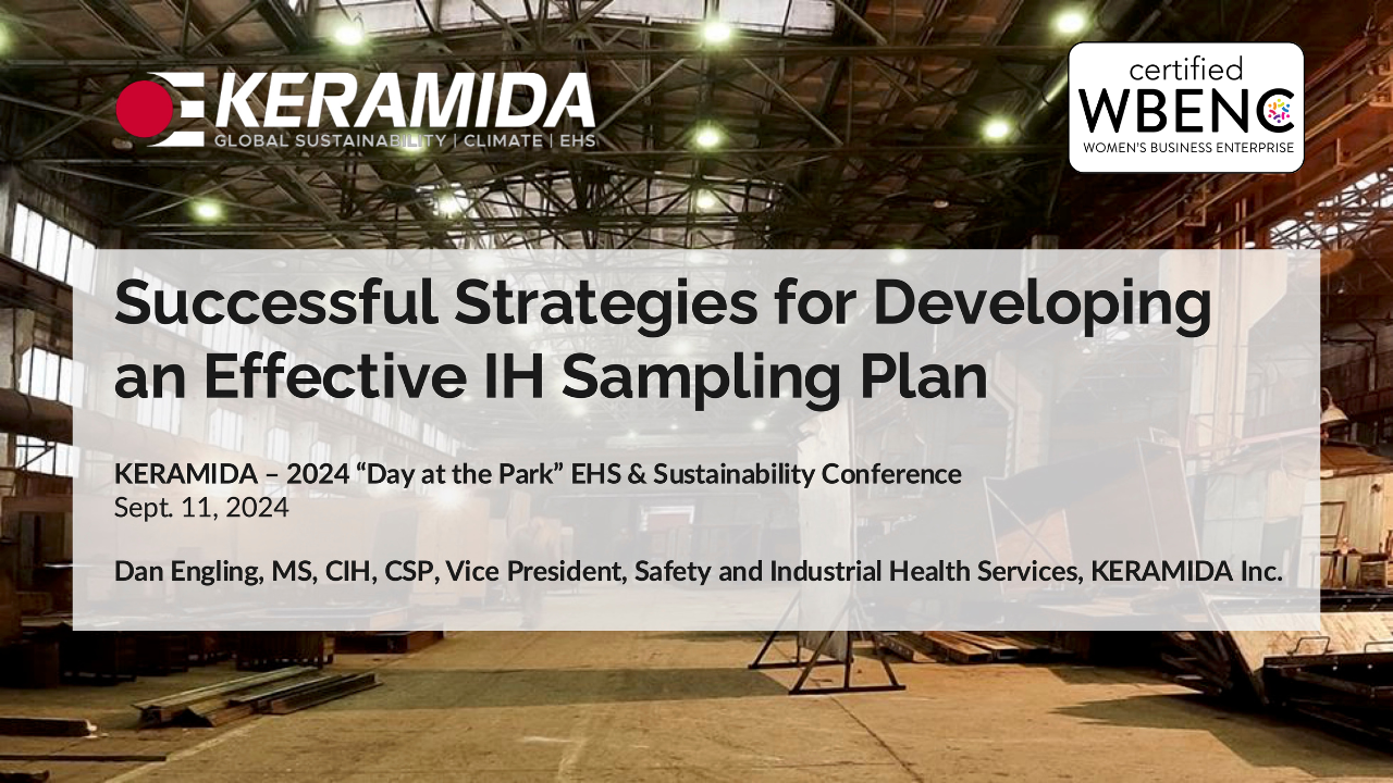Successful Strategies for Developing an Effective IH Sampling Plan ...
