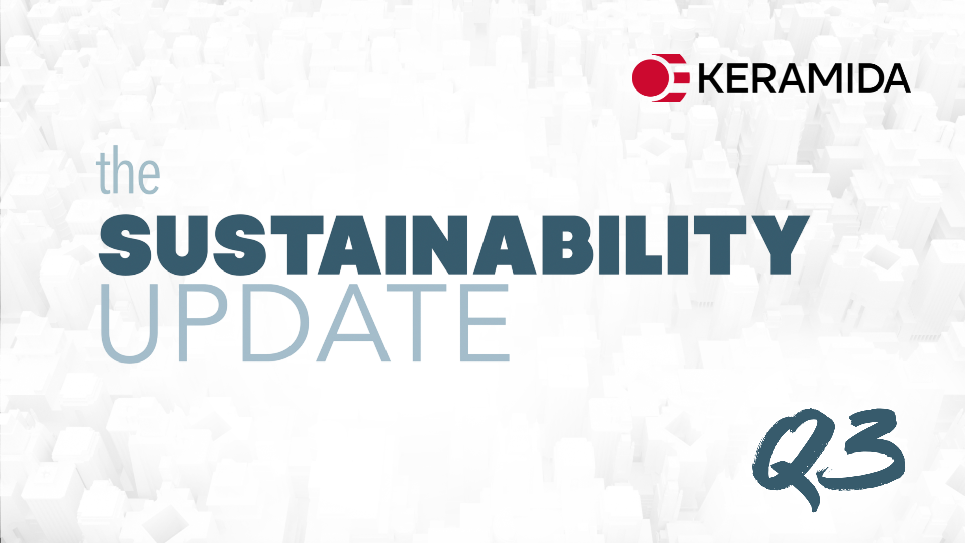The Sustainability Update - Key Market Trends as of Q3 2025