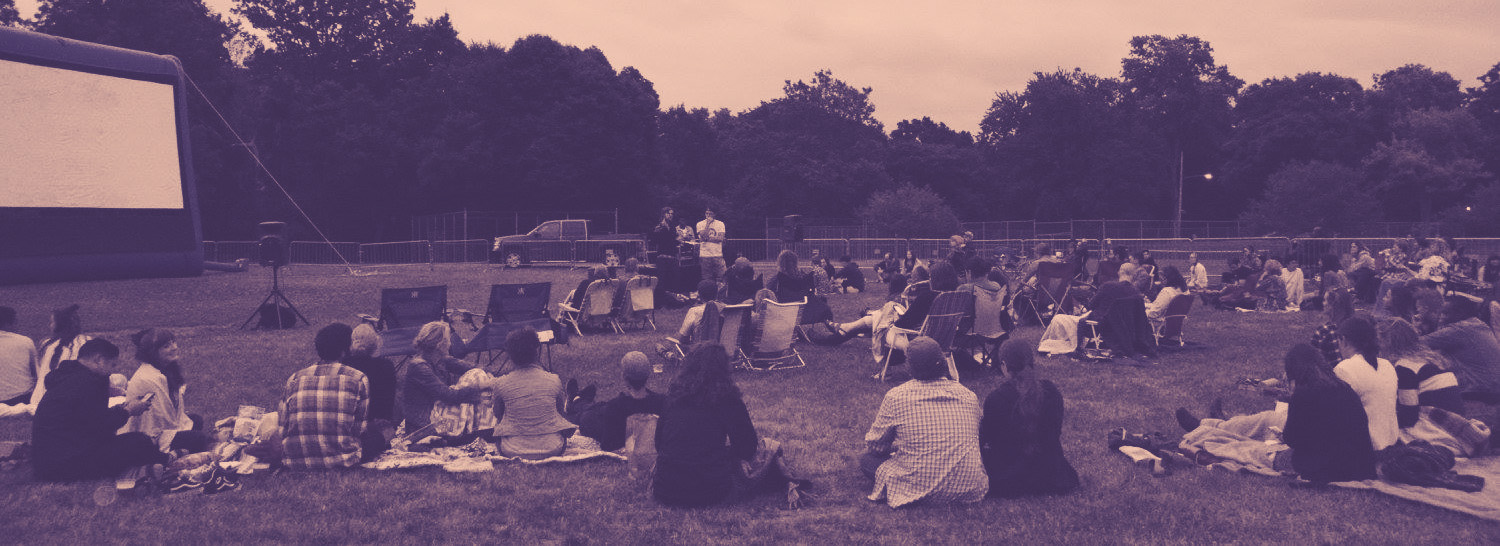 Wilcox Park, July 15, 2016. Screening of Dýrafjörður Q&A with Philip Carrel. Photo by: Max Vanderforrest