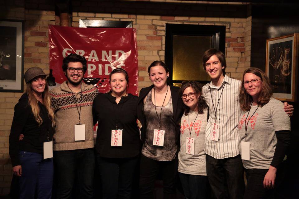 2014 GRFF Intern Crew: Jessica Wagley, Nick DiCarlo, Meg Jewell, Carese Bartlett, Amy Hallochak, and Adam Cutler with GRFF President and mentor Jen Shaneberger. 
