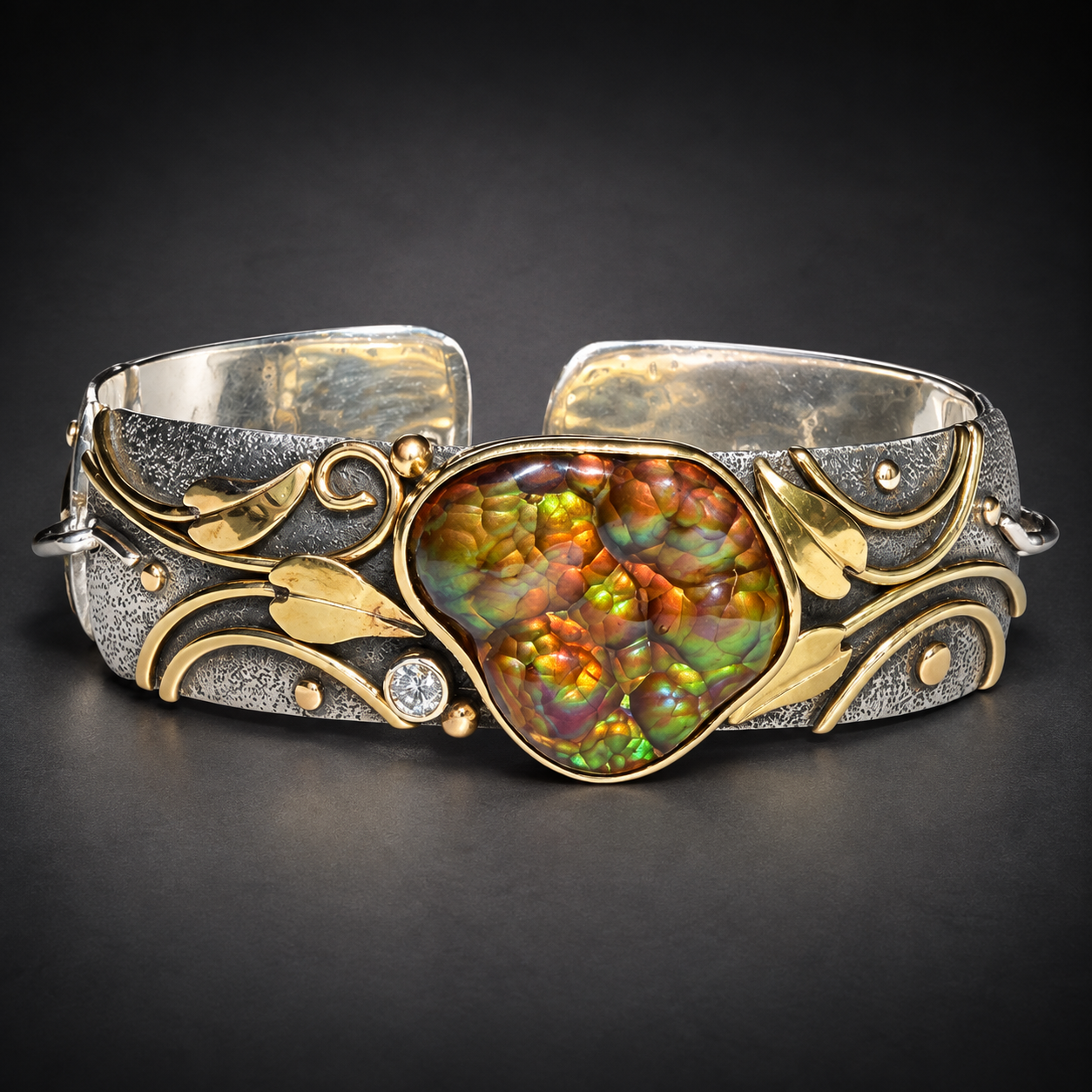 fire agate link bracelet.png