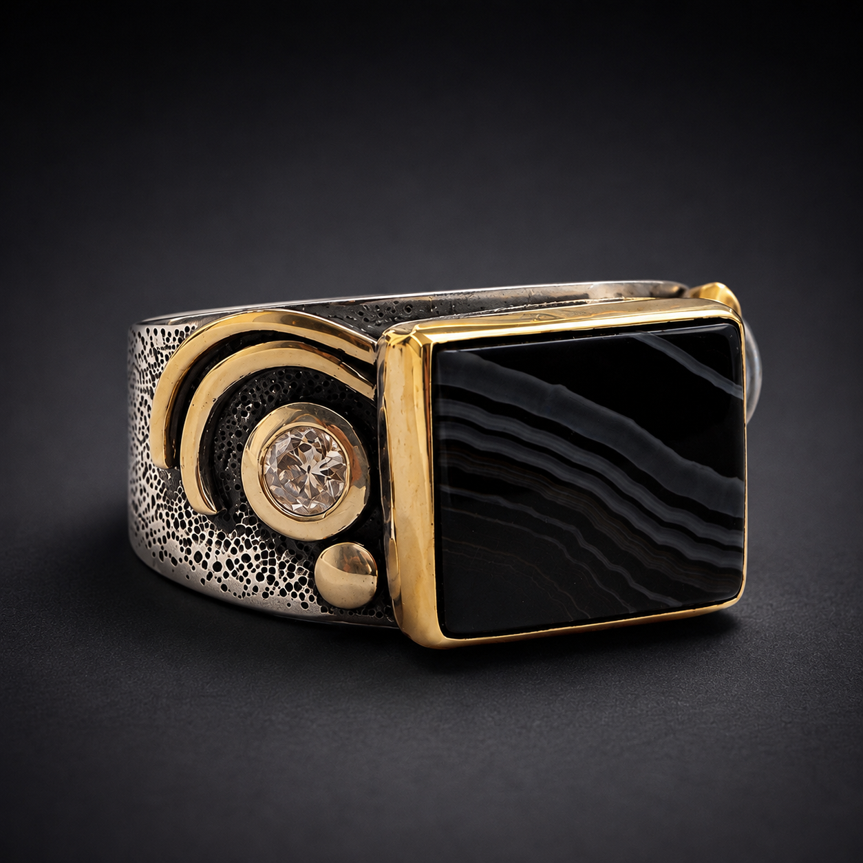 Ornate Gold and Silver Onyx Ring.png