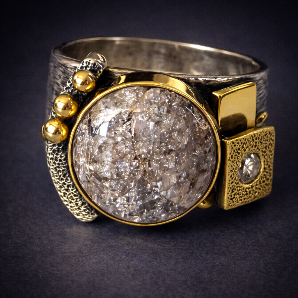 Euro Design  - Silver in Clear Quartz