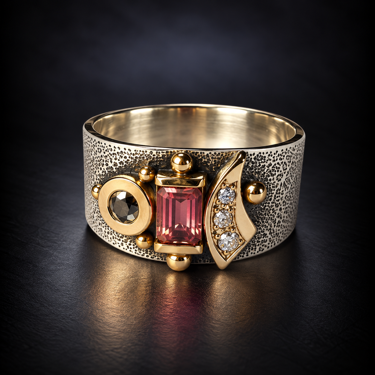 Artisan Mixed-Metal Gemstone Ring.png