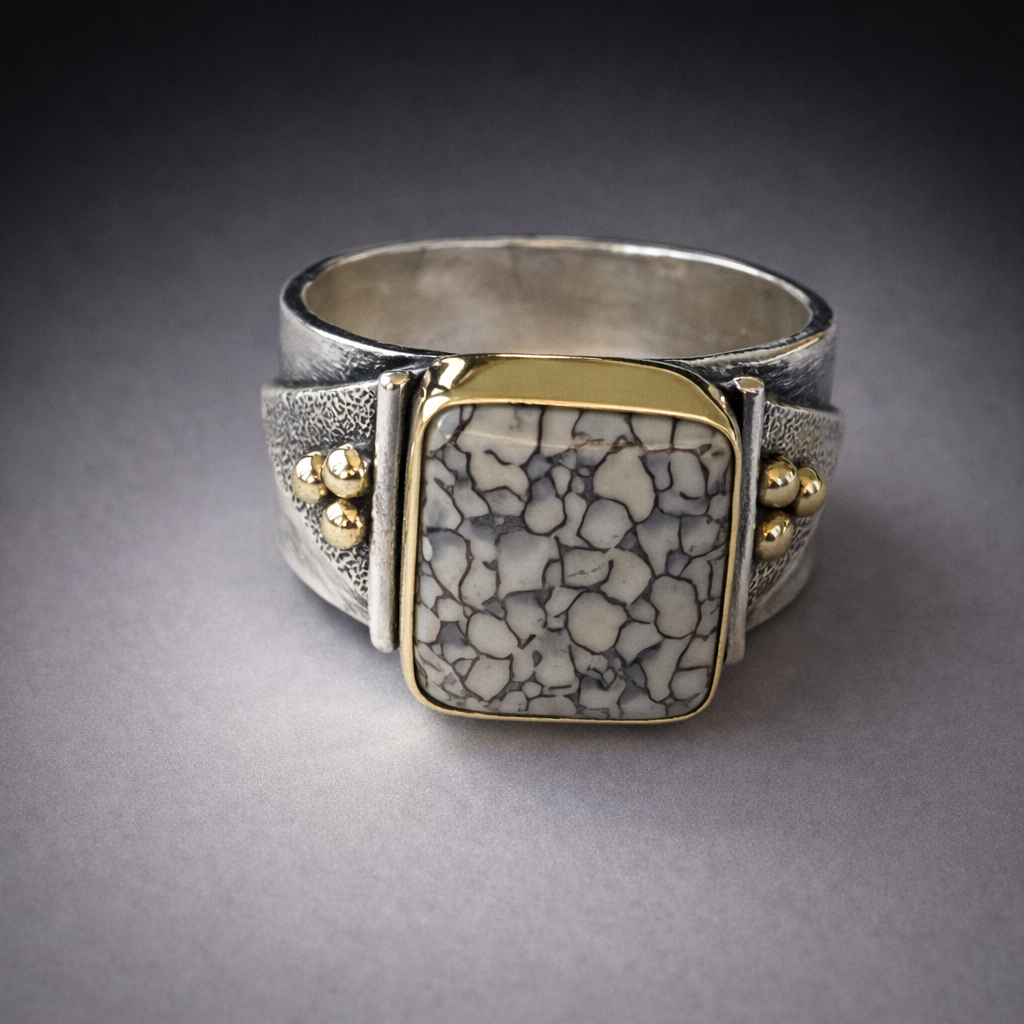 Piano Player Ring - Dinosaur Bone