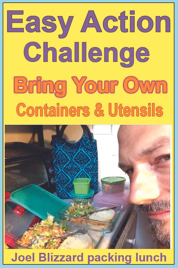 Lets see your "take away" containers and sustainable utensils. No more Styrofoam clam shells! This campaign was started when our founder went into a restaurant & took a photo of the waitress holding his food on his own plate. He posted that pic and was inspired to challenge others to share their experience of avoiding plastic. Let's see what you got! #PlasticFreeChallenge 