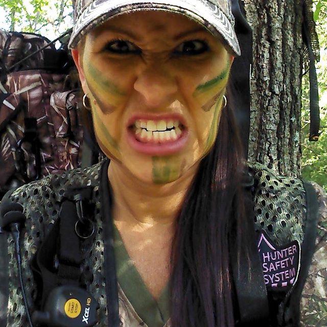 &ldquo;The way I feel when I&rsquo;m not in the woods&rdquo; pro staff member @anita.h.waller missing hunting season already. #huntersafetysystem #girlscanhunttoo #huntress #finaldraw #sportsmanchannel