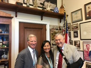 Ed and Millie with Congressman Dana Rohrabacher