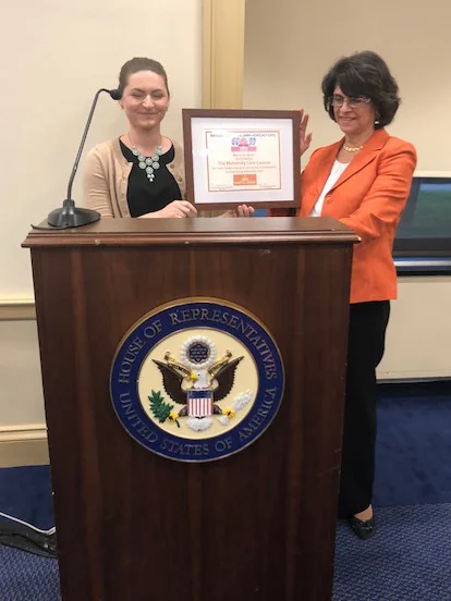 Award was given to the Maternity Care Caucus for their leadership in advocating for change.