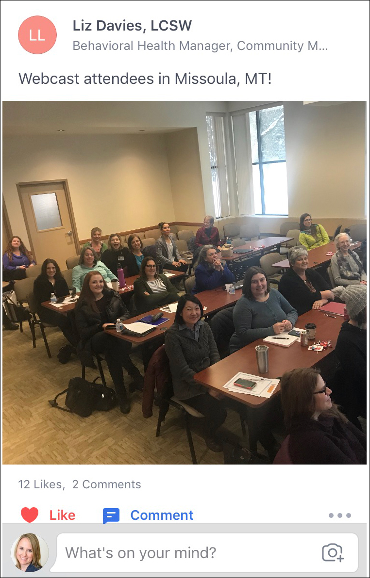 Connecting with ALL of our attendees including the 650 that attended via webcast through the conference app.😍
