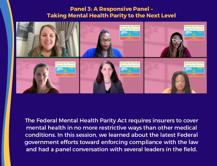 Panel 3: A Responsive Panel – Taking Mental Health Parity to the Next Level