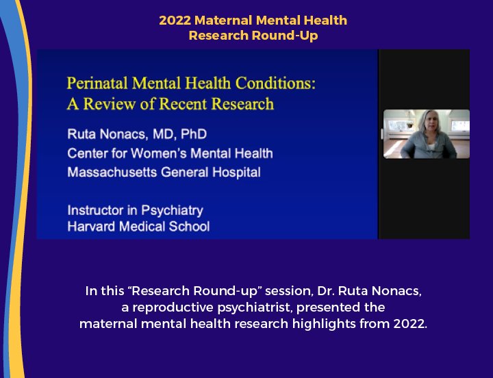 2022 Maternal Mental Health Research Round-Up