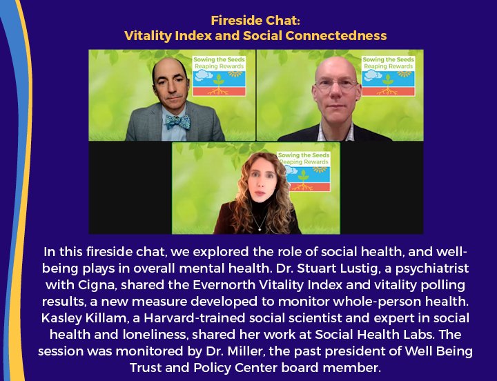 Fireside Chat:  Vitality Index and Social Connectedness (Copy)