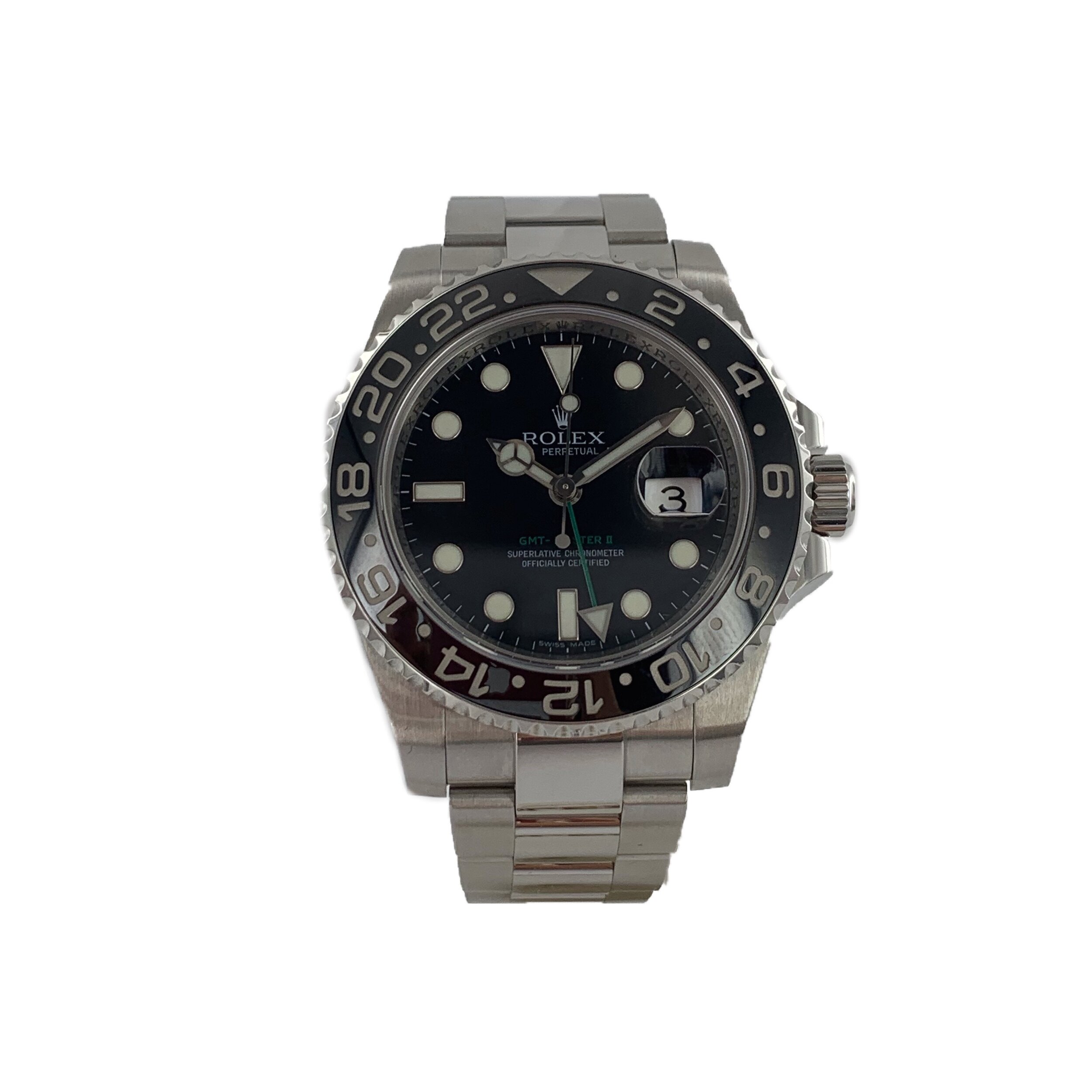 Rolex GMT Master - réf:1675 Tiffany Paramount second hand MMC (Num 21078)