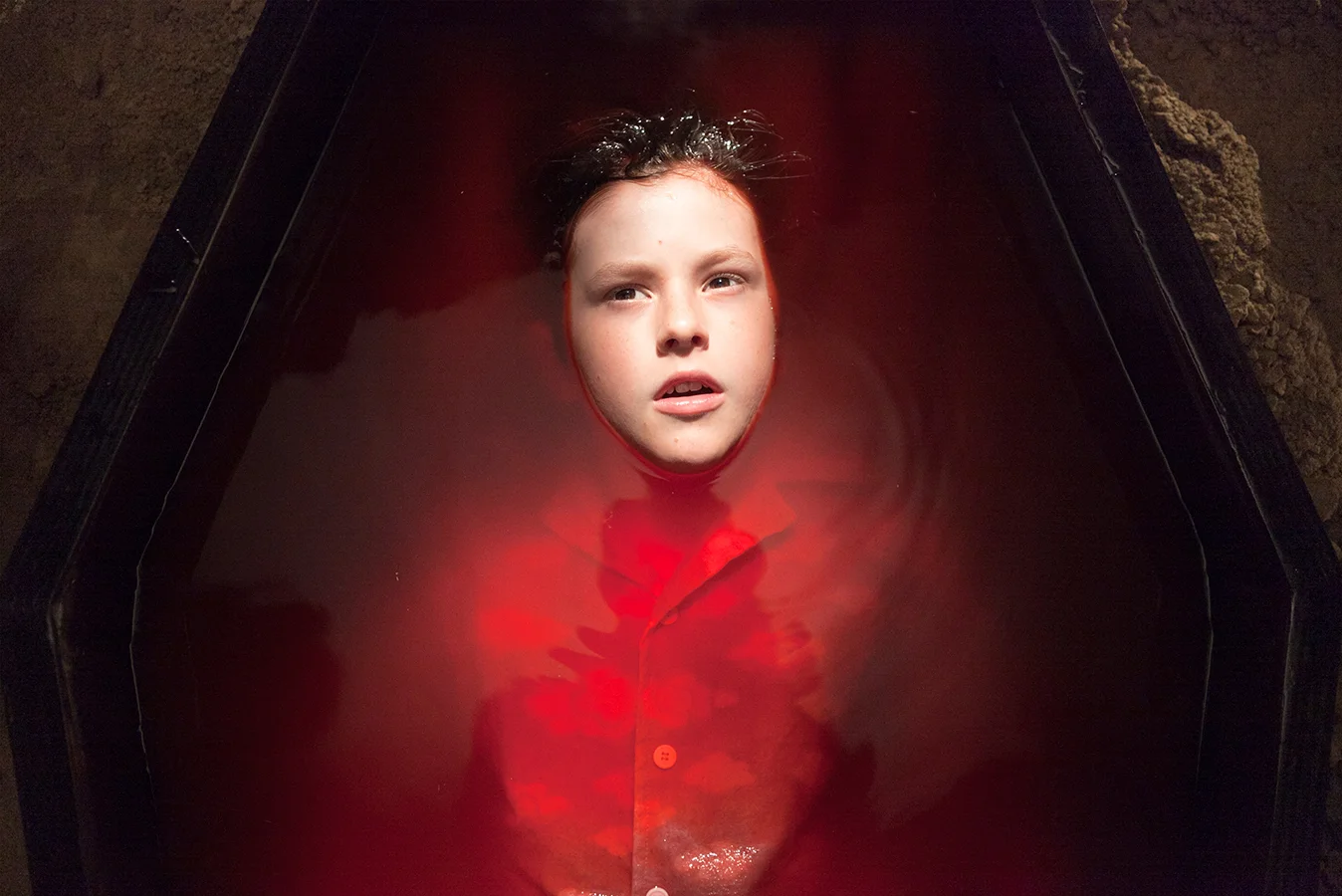 Nolan Gould: on set of GHOUL