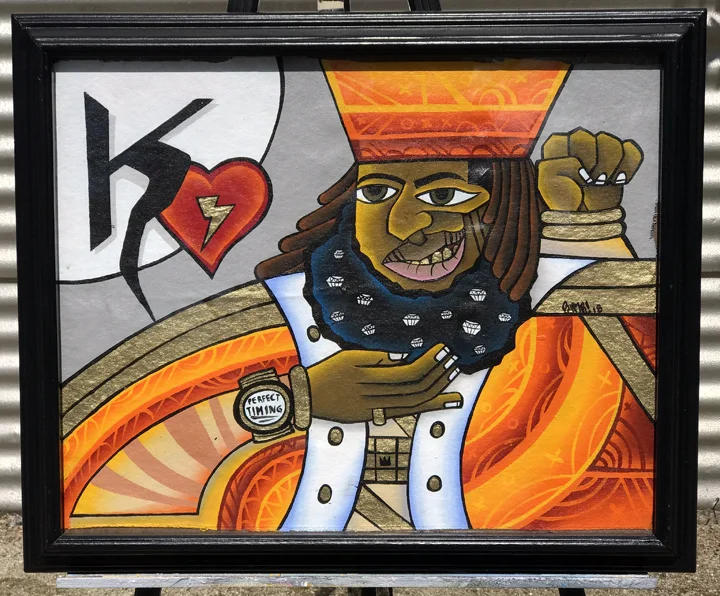 KING OF HEARTS (HALF/ORANGE)
