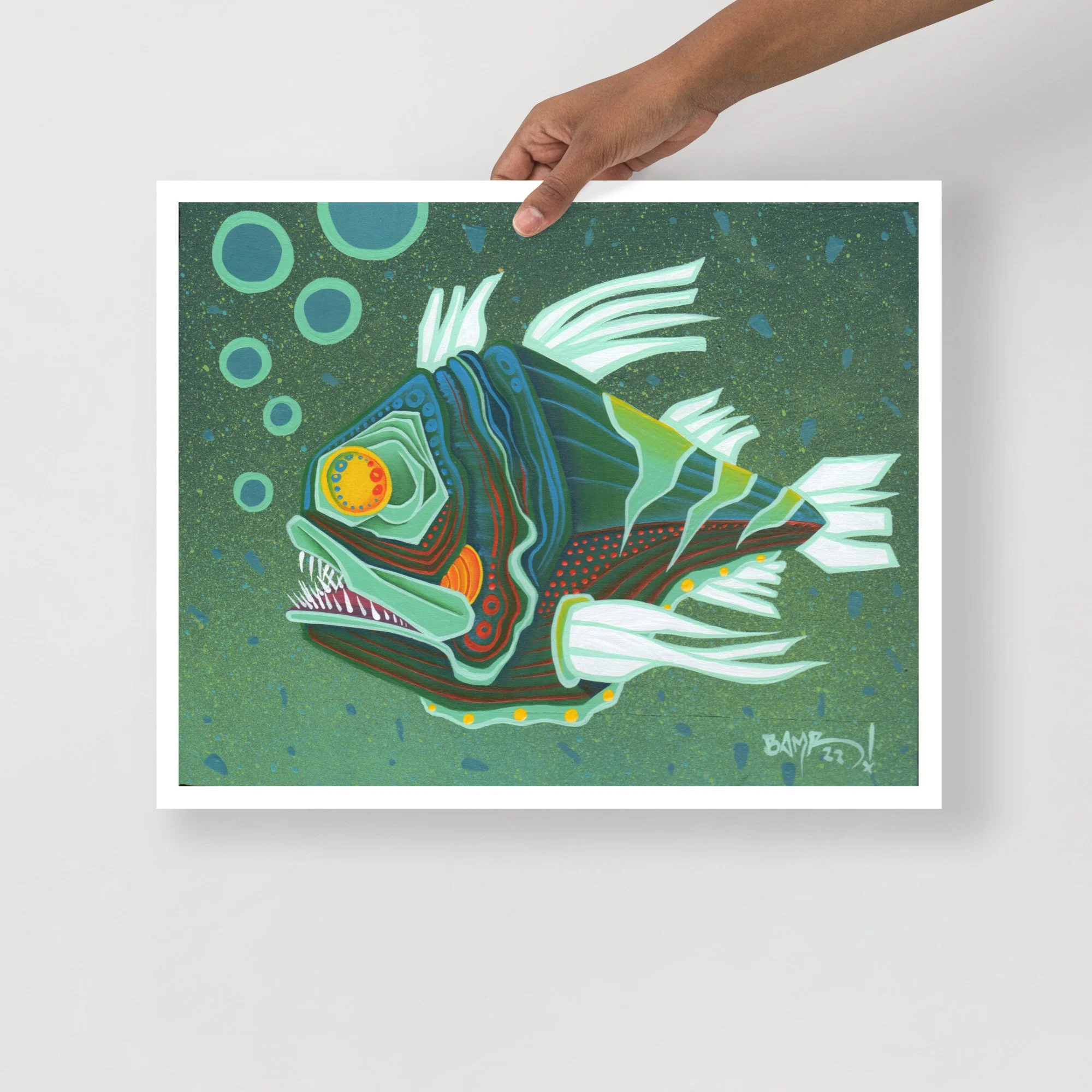 Magic Hatchet Fish of the Deep (Poster Print) — BAMR THE ARTIST