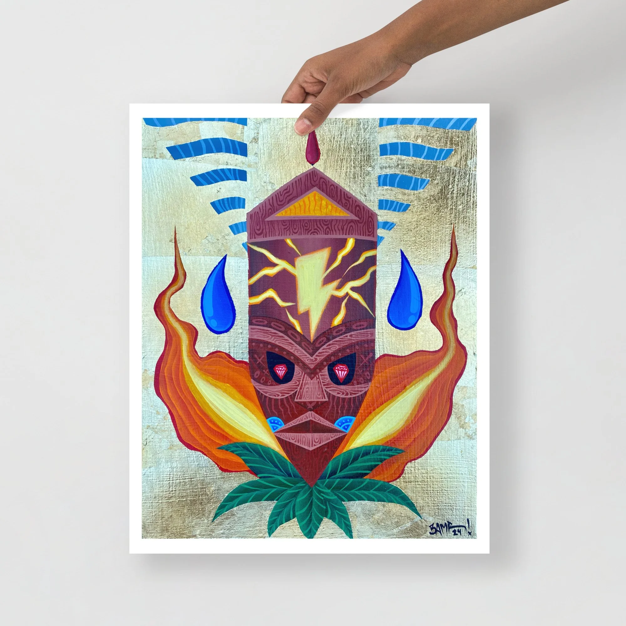 Elemental Mask (Poster Print) — BAMR THE ARTIST