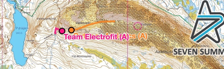 Kohtaaminen Aakenuksen nousussa.