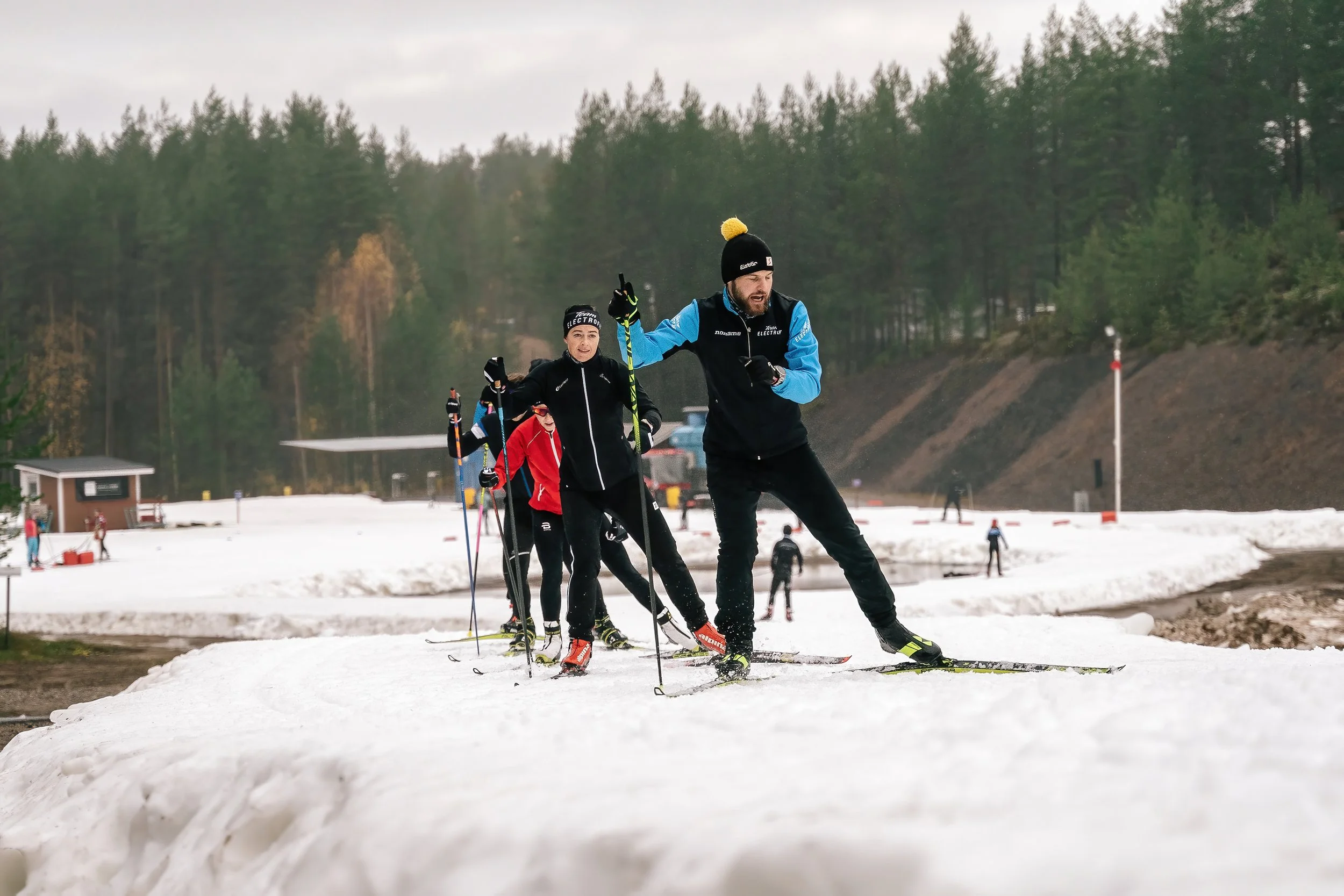 Ensilumenleiri kuntoilijoille Vuokatissa 20.-23.11.2025