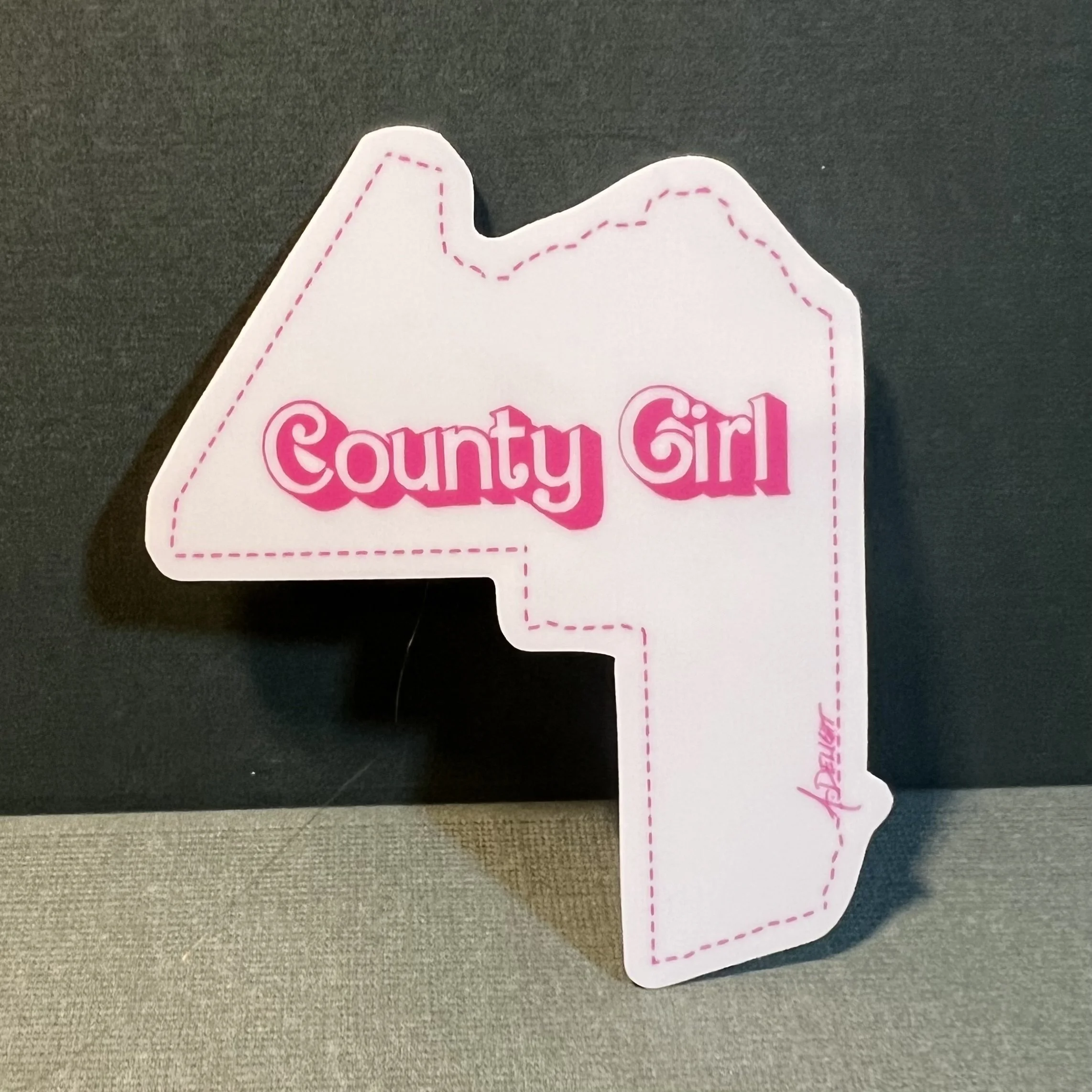 County Girl Sticker