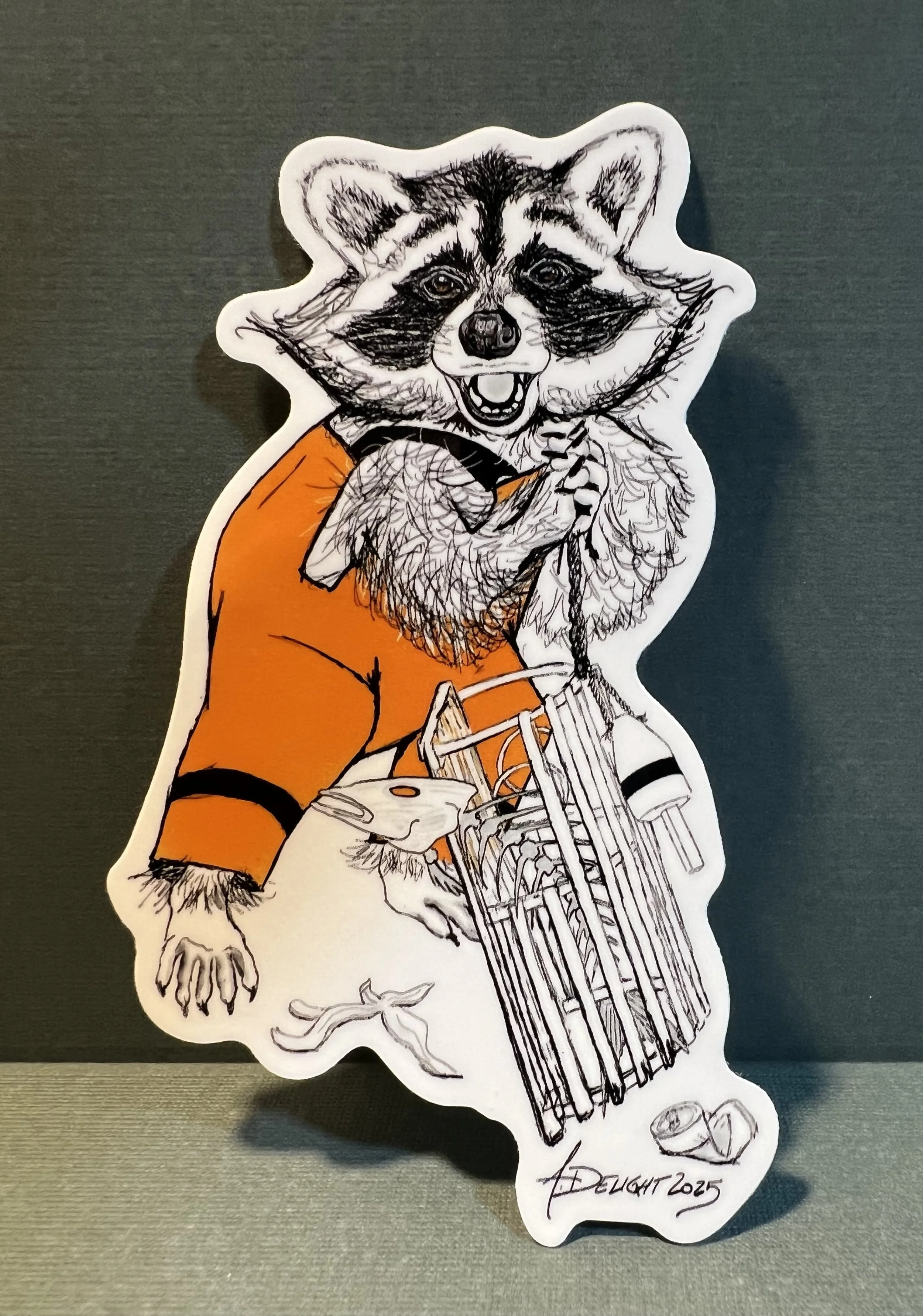 Maine Trash Panda Sticker