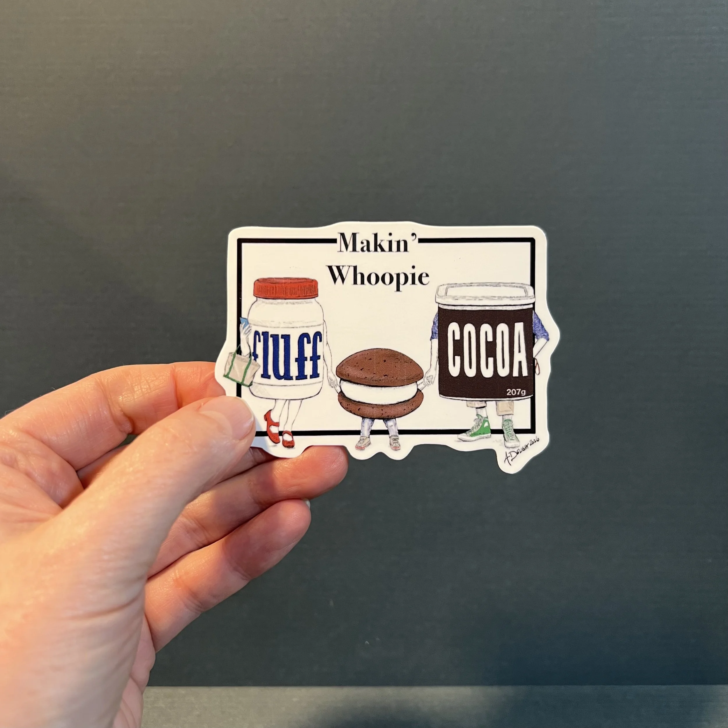 Makin Whoopie with Hand sticker.jpg