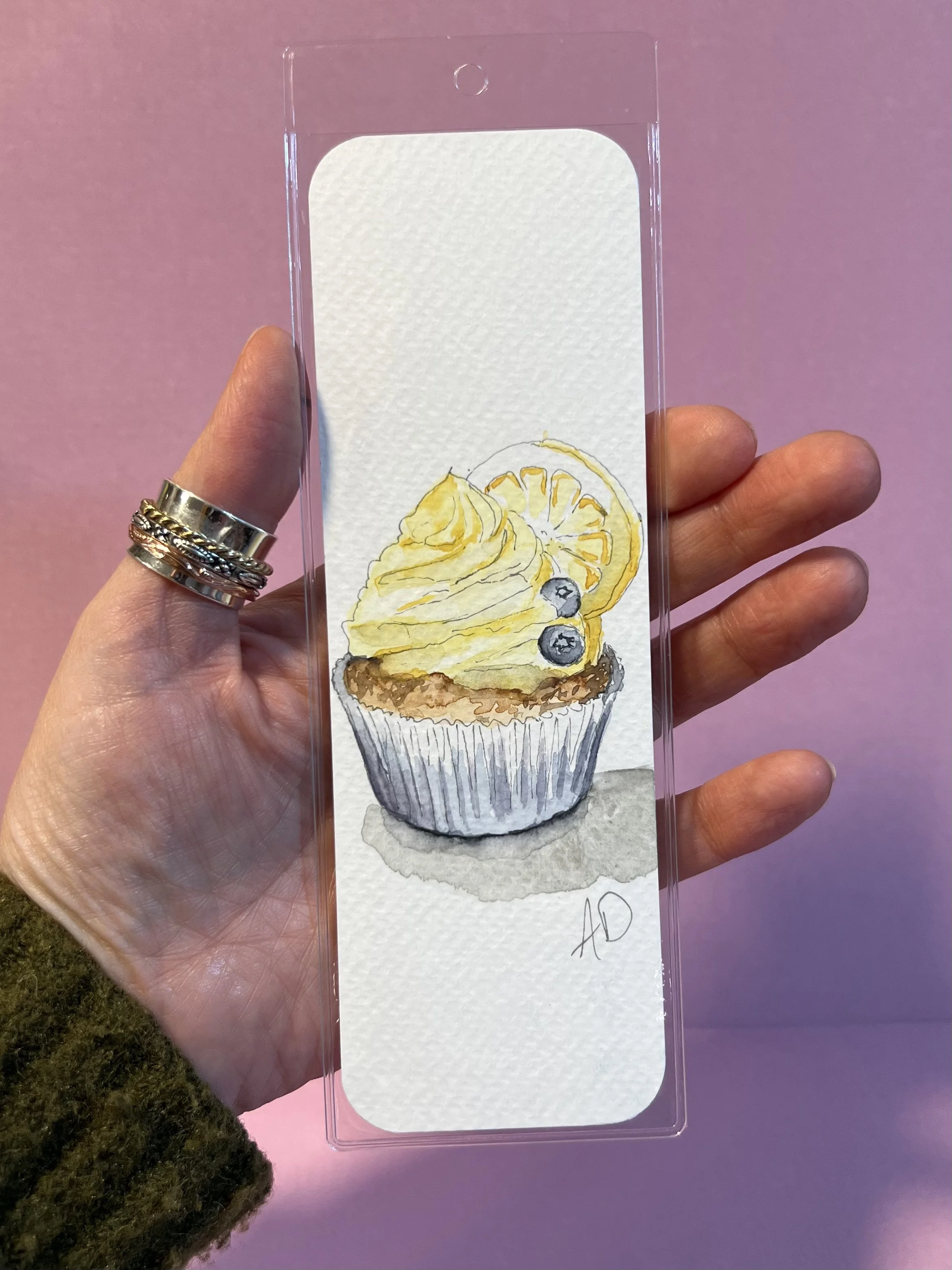 Sweet as Maine Summer Bookmark with hand.jpg