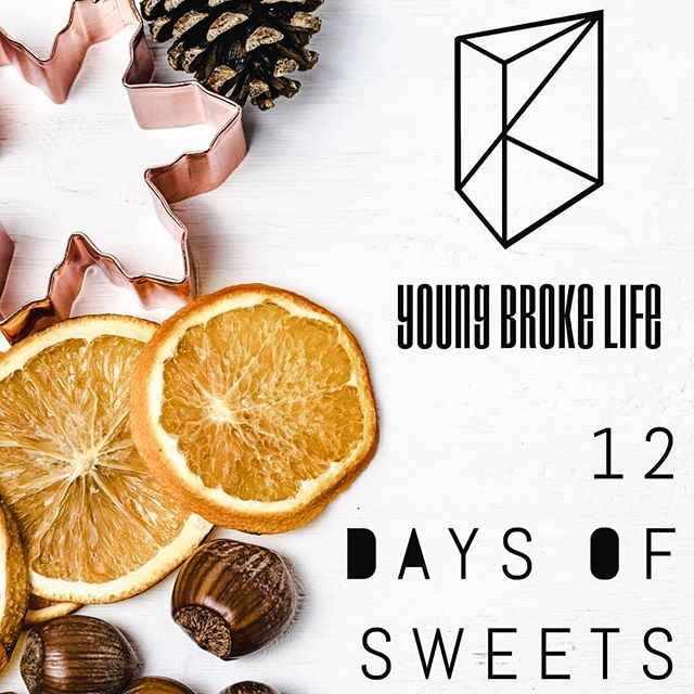 It's holiday crunch time and we're so excited! Young Broke Life's 12 Days of Sweets starts on Monday. Each day we'll feature our favorite sweet treat recipes this year. Follow along @youngbrokelife 
_________________ 
#delish #baking #sweets #foods #
