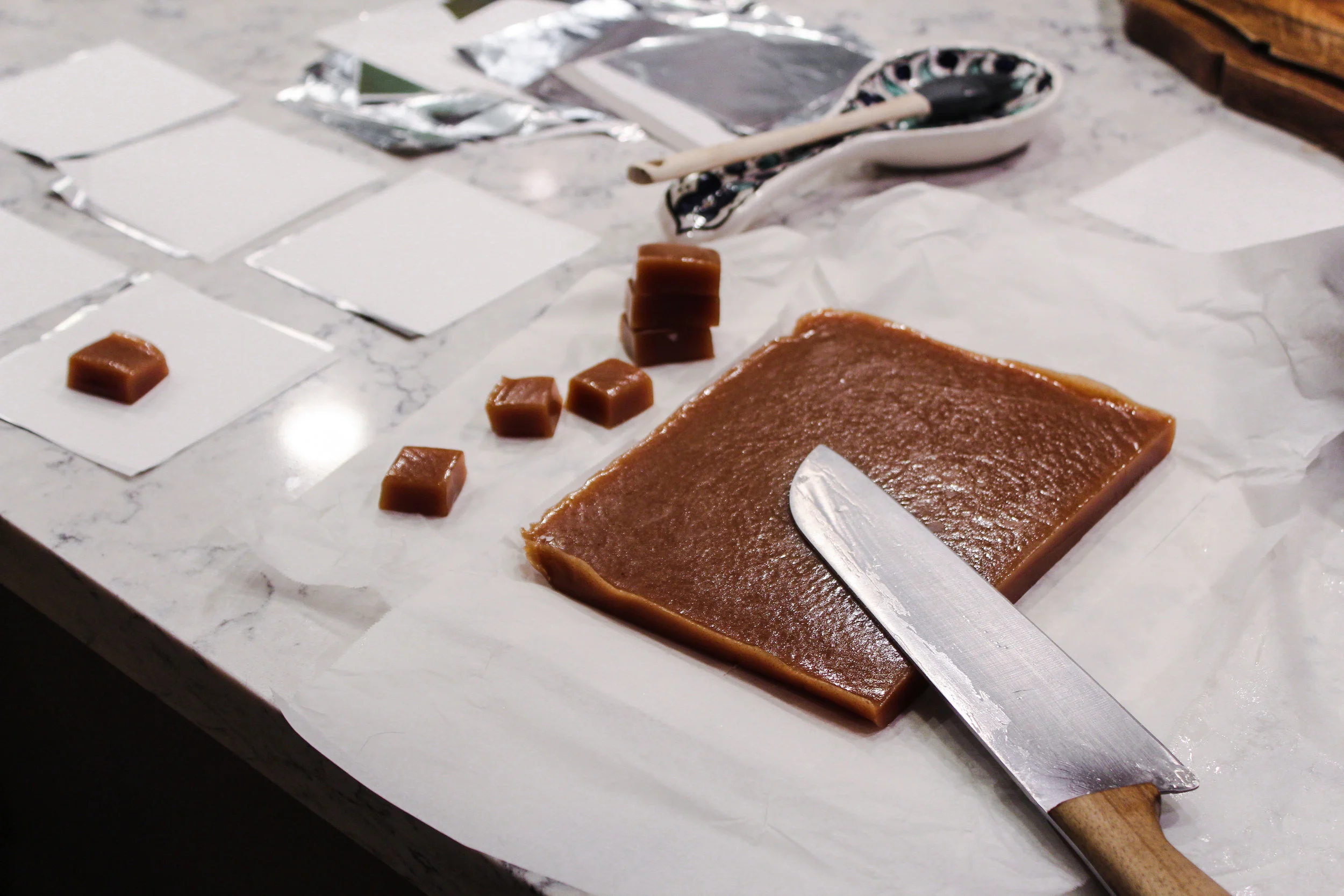 The perfect caramels took 6 years of testing, combining techniques, and experimenting.