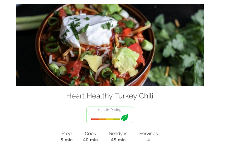  Try a heart-healthy recipe like this one in honour of Heart Awareness Month! 