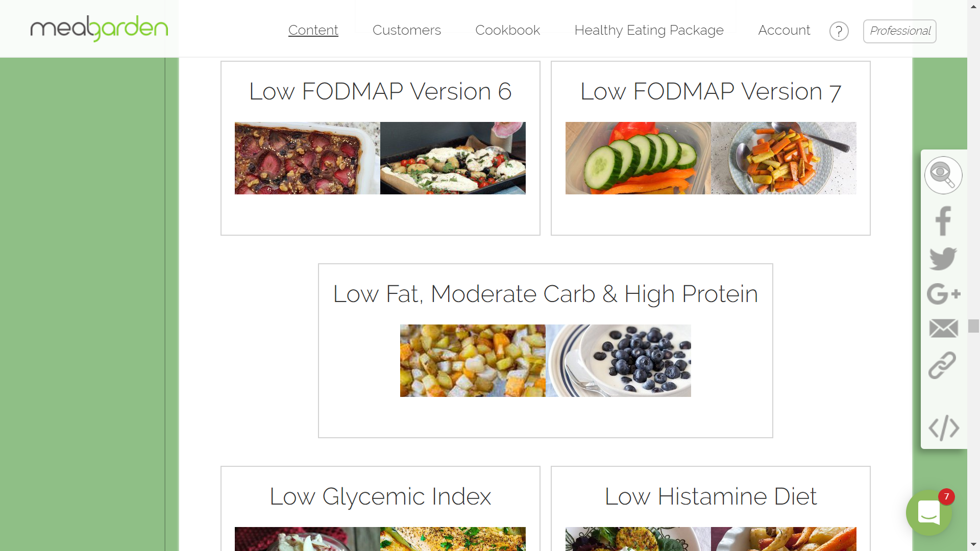 Meal plan template 2