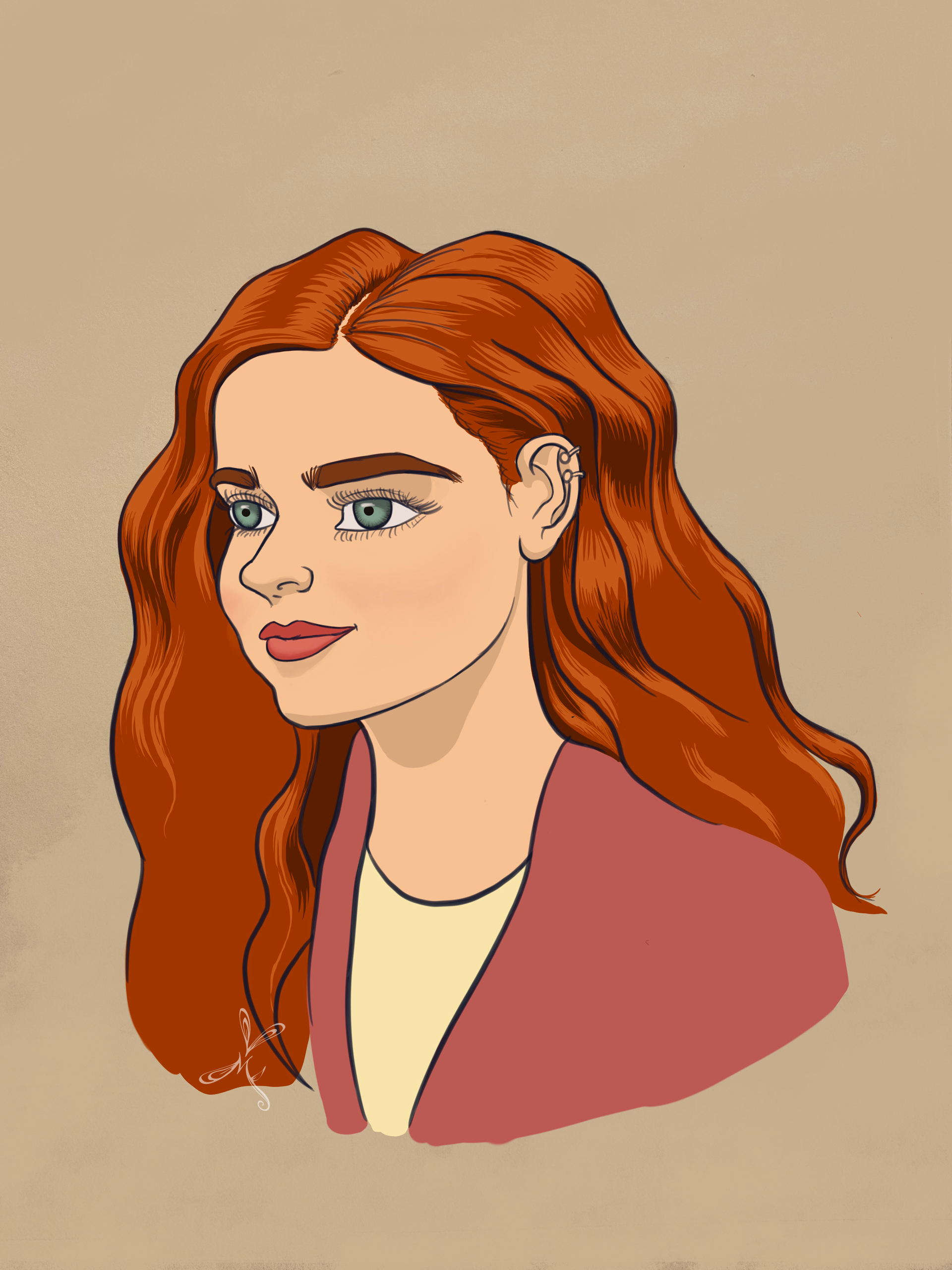 Sadie Sink Portrait Practice