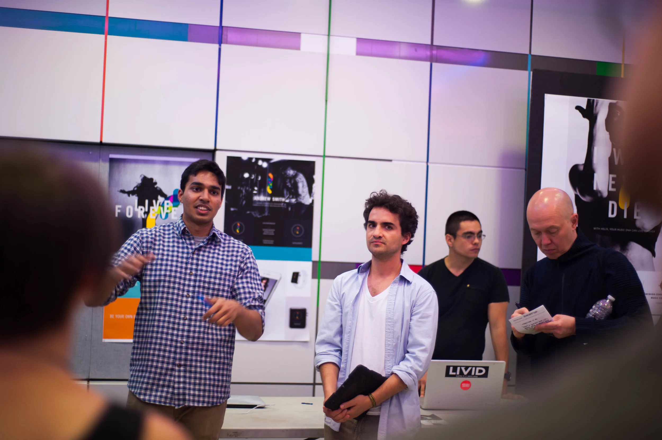 Fellows present at MIT’s Media Lab. Photo Credit: Tiffany Knight / IDEO