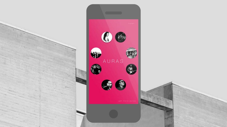 A look at one user’s “Auras”. Here we have Lorde, Punch Brothers, Led Zeppelin, Eric Clapton, Stevie Wonder, Bill Evans, Shanghai Quartet, and Aerosmith.
