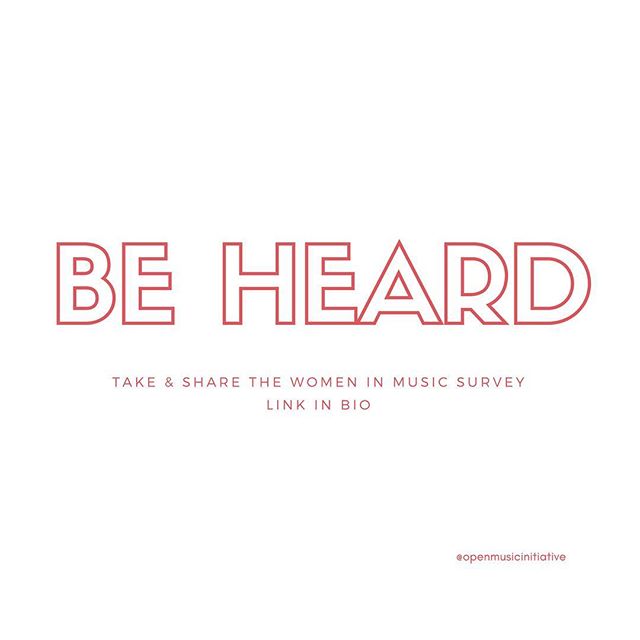 Are you a woman working in the music biz? Take and share the @womeninmusic survey. Click the link in our bio and let your voice be heard. #WIMSurvey #WIMBerklee #womeninmusic