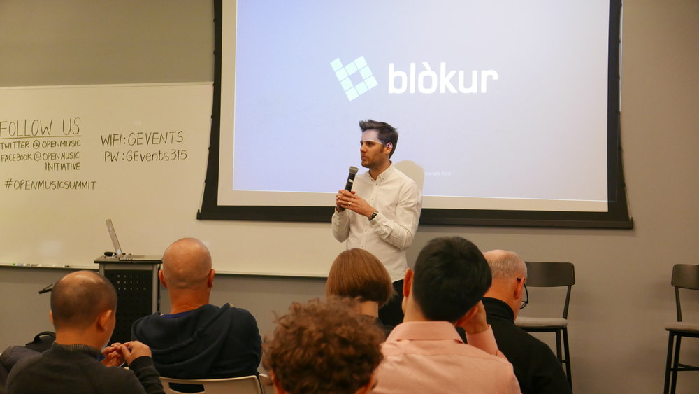  Phil Barry,  Founder of Blokur,  presents a real-world demo on tracking music publishing data via blockchain and machine learning 