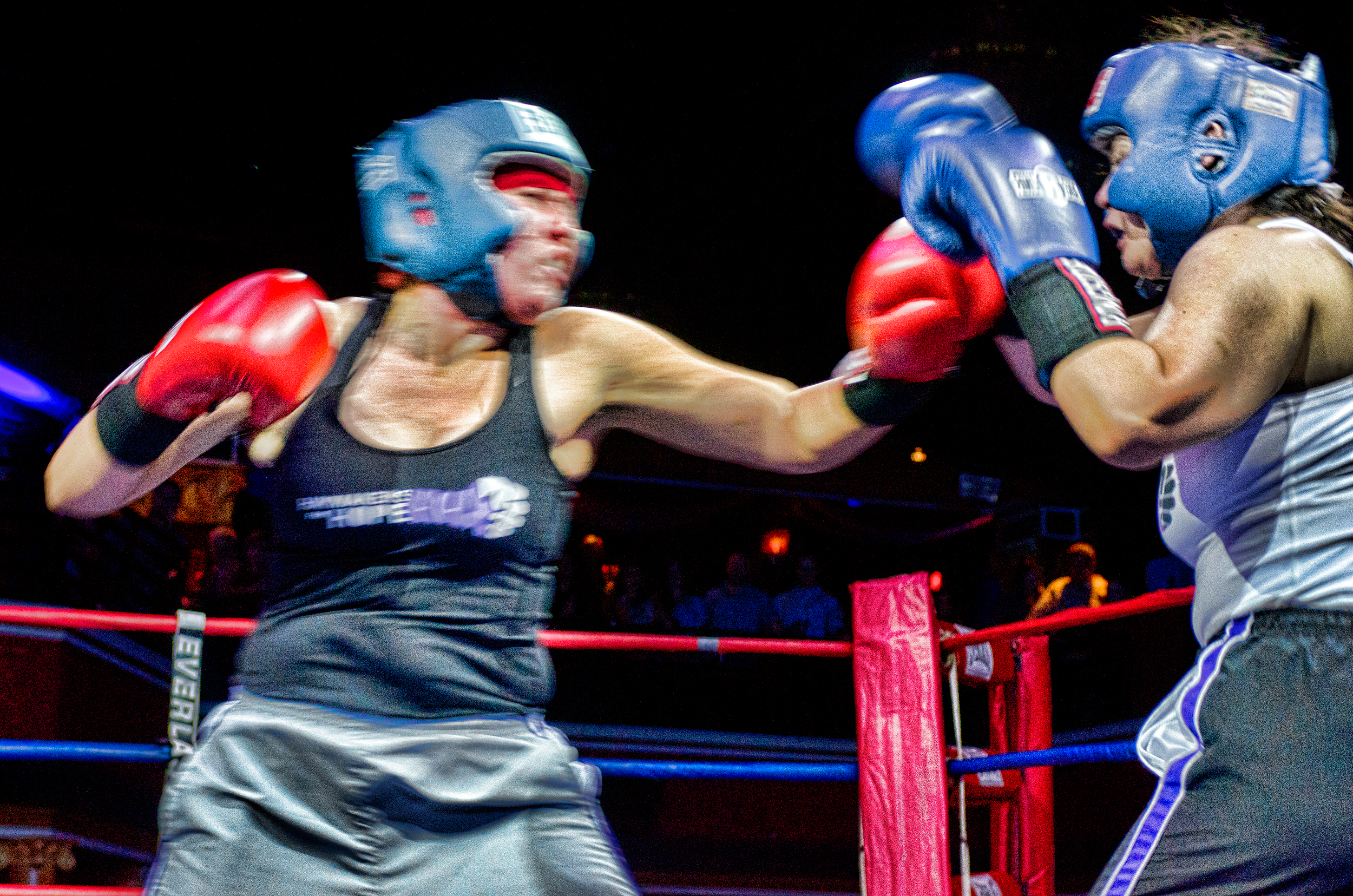  Haymakers for Hope. Women box in support of cancer research. 