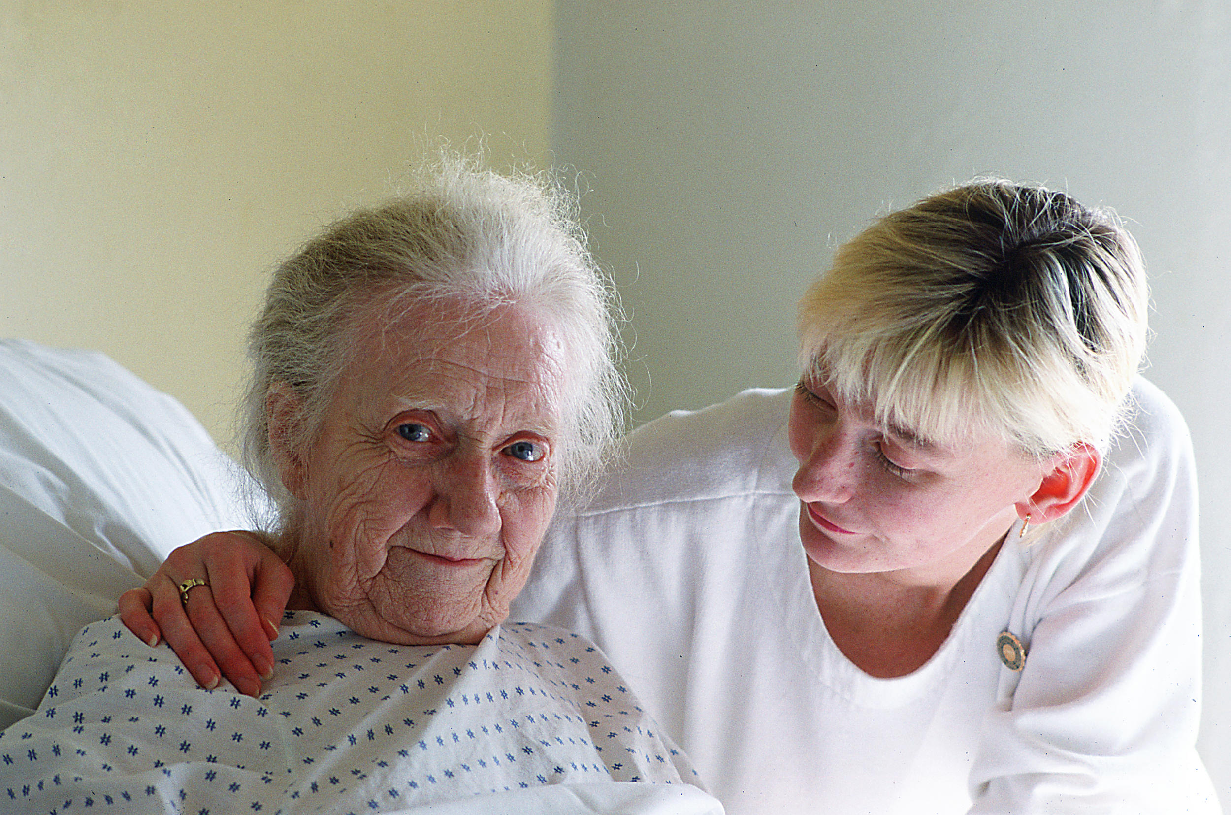  Older Woman with nurse 