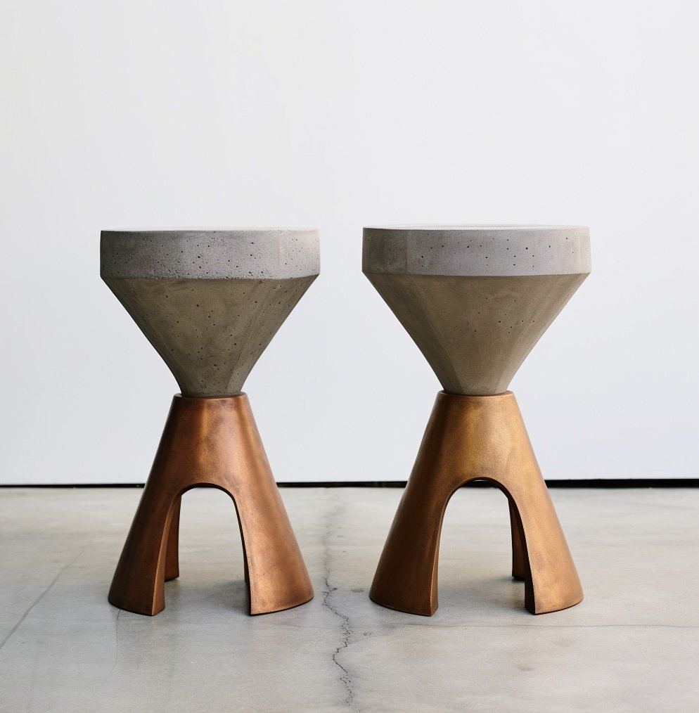 Outdoor swivel stools