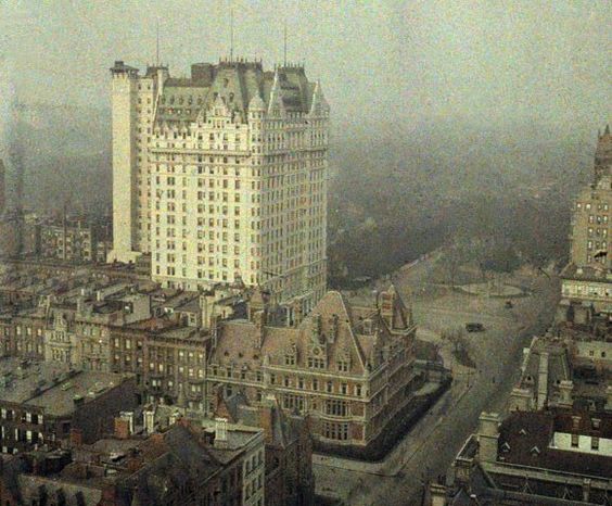 Plaza Hotel with Alice's chateau in the foreground