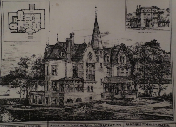 H M Congdon's original design for the addition, one can can clearly see the hand of someone comfortable designing churches!