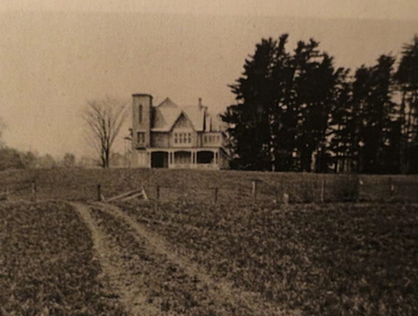 Cary Mede showing later alterations and additions made by the White family. photo: New York State Historical Association Library, Cooperstown, New York, Florence Ward Local History Collection