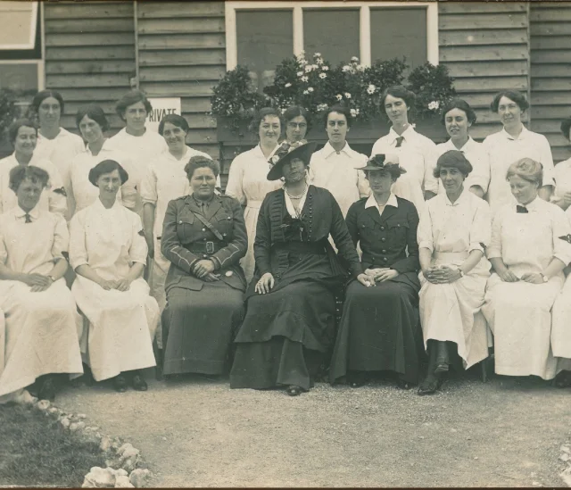 Pauline (center) with some of the AMMC Masseuses