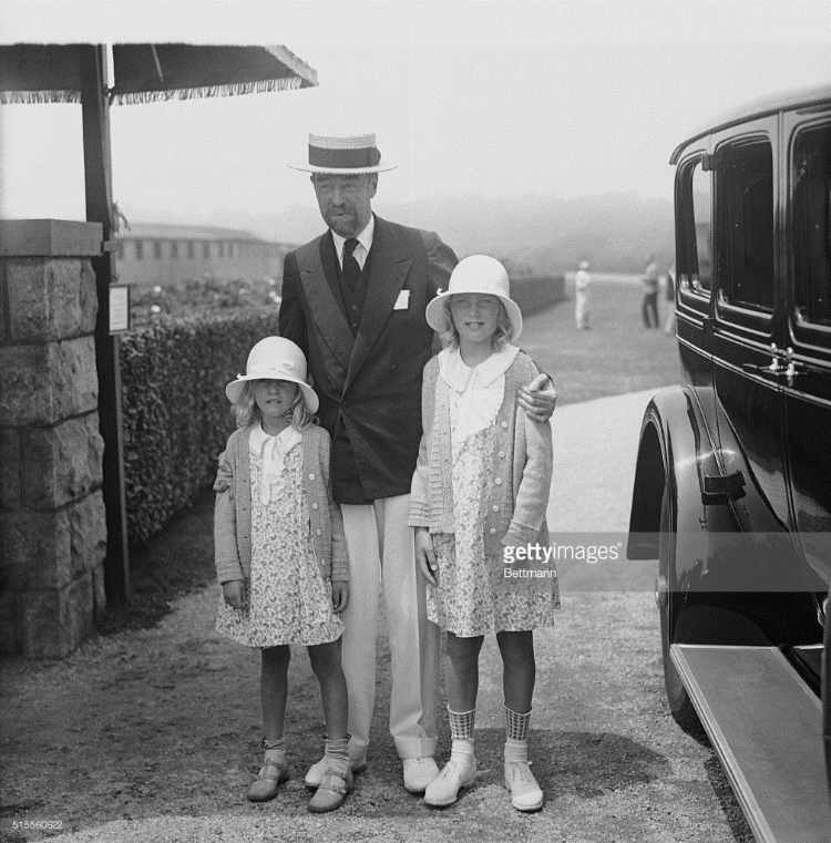 Cornelius with the two young daughters of his sister Gladys