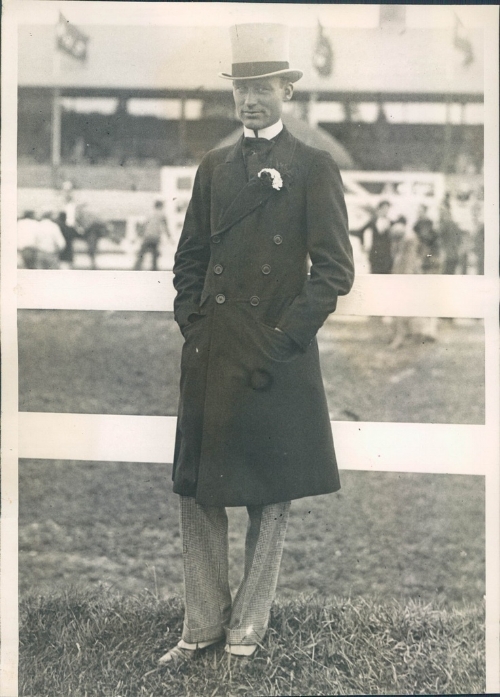 William Henry Vanderbilt (later governor of Rhode Island) at the Newport Horse Show